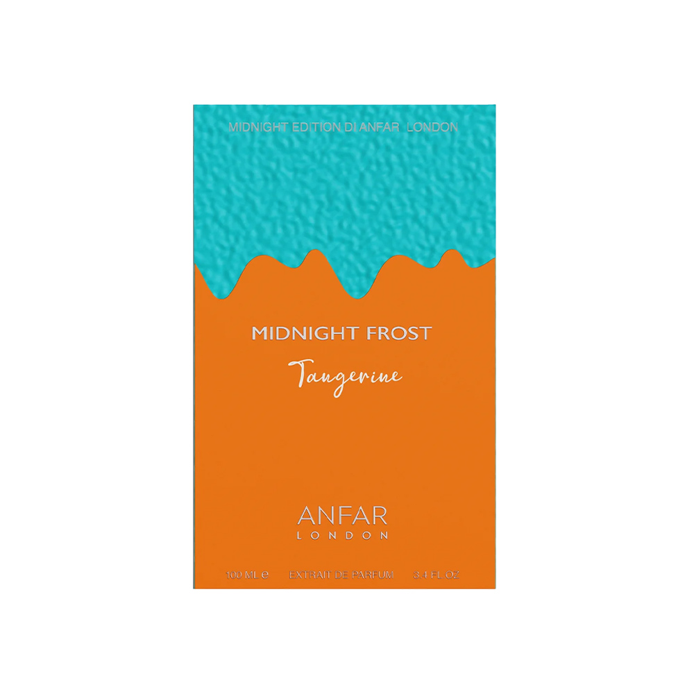 Anfar London Midnight Frost Tangerine view 2